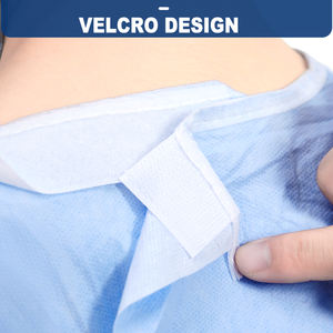 Alta qualità BVB livello 4 camice chirurgico all'ingrosso ospedale asettico abbigliamento chirurgico Hubei Haixin usa e getta <span class=keywords><strong>SMS</strong></span> cappotti da laboratorio alla rinfusa - Product Image 3