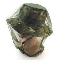 Sombrero de Pesca Ligero para Exteriores con Malla Protectora para Cuello y Cara contra Mosquitos e Insectos