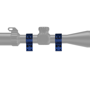 BANGBANG Anneaux de montage pour lunette - Pince de fixation pour tube de 30 mm, hauteur centrale réglable de 1,38 à 1,65 pouces pour rail de 11 mm (Bleu) - Product Image 6