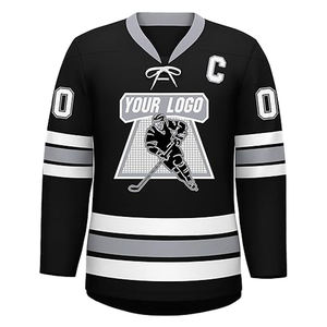 Meilleures ventes de maillots de hockey sur glace de haute qualité, avec broderie, maillots d'uniformes personnalisés - Product Image 6
