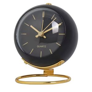 <b>Retro</b> Simple Green Desk & <b>Clock</b> Battery Powered Silent Non-Ticking Digital Display Small Size Night Light Electronic - Product Image 5