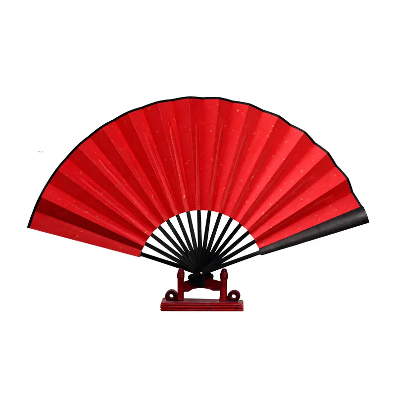 Wholesale Bamboo Fans In Chinese Style Classical Network Red Folding Fan Male Handmade Advertising Fan Customization