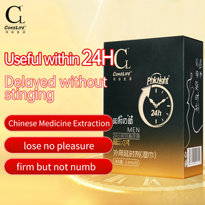 COKELIFE OEM 20 teile/schachtel Kräuter extrakt Starkes Gel Feucht tücher Natürliche Prolong Climax Delay Wipes <span class=keywords><strong>Sex</strong></span> Spray für Männer Langlebig - Product Image 2