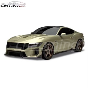 Kit de pare-chocs avant en fibre de carbone de style Jedi pour Ford Mustang S650 2024+ - Product Image 4