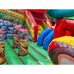 Nouveau Palais Oriental Mystérieux Pékin Cité Interdite Dragon Chinois Loong Château Gonflable pour Location ou Événements - Product Image 6