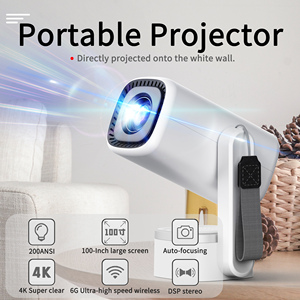 Nuevo Proyector de Video Portátil Inteligente Android 13 LED de 5000 Lúmenes para Cine en Casa con Diseño de <span class=keywords><strong>Correa</strong></span> de Transporte - Product Image 6