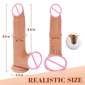 Silicone realistico <span class=keywords><strong>Dildo</strong></span> G Spot clitoride stimolazione anale telecomando automatico spinta <span class=keywords><strong>vibrante</strong></span> <span class=keywords><strong>Dildo</strong></span> realistico per le donne - Product Image 6
