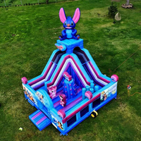 Château Gonflable Commercial Personnalisé en PVC, Monstre Marin, Marque QY, Parc d'Aventures Intérieur/Extérieur 5*5.5M, Vente Chaude en Usine