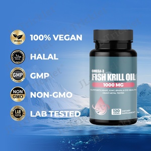 Julong OEM Capsules d'huile de krill antarctique avec <span class=keywords><strong>Omega</strong></span>-3s EPA DHA Astaxanthine et phospholipides Huile de krill 120 Softgels Support - Product Image 4