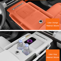 Tapis de recharge sans fil en silicone Maremlyn pour BYD Leopard 7 Ti 7 Titanium 7, chargeur sans fil pour console centrale, tapis antidérapant en silicone