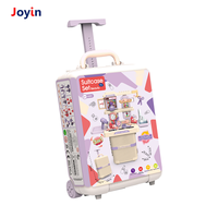 Valise de jeu 3-en-1 pour filles : Bijoux, accessoires de beauté et maquillage – Idéale pour jouer à faire semblant en intérieur et en extérieur