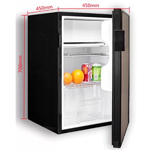 Refrigerador Integrado para Autocaravana, Refrigerador para Caravana de 12V/24V, Capacidad de 58L, Congelador de 14L, Carcasa de Acero Negro con Buen Servicio - Product Image 4