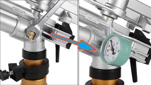 2 Zoll Rocker Impact Sprinkler pistole Langstrecken-Ackerland Rasen 360-Grad-Bewässerung Big Rain Gun Sprinkler - Product Image 3