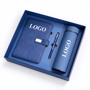 Coffret Cadeau d'Affaires de Luxe 3-en-1 2026 avec Logo Personnalisé : Thermos, Carnet et Stylo – Kits Cadeaux d'Entreprise pour Kit de Bienvenue des Employés - Product Image 1