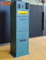 Boîte aux lettres et à colis extérieure étanche à fixer sur portail pour jardins, fabriquée à Foshan