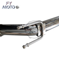 Knalpot Downpipe untuk Audi A3 2.0T 06 + GOLF MK5 MK6 dengan V band clamp LHD & RHD