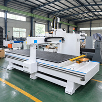 Routeur CNC Jinan Mosencnc 1325 pour le travail du bois, machine de sculpture 4 axes ATC pour acrylique et aluminium, broche à tête pivotante 9 kW, gravure 3D
