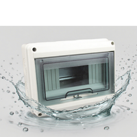 Boîtier de distribution HTK-2 IP65 en plastique ABS étanche, boîtier à 2 voies pour disjoncteurs, boîte de jonction extérieure OEM