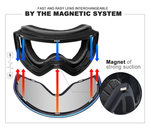 Occhiali da sci personalizzati doppi strati Anti-nebbia antivento grande visione occhiali da sci sci neve uomini donne occhiali da Snowboard - Product Image 2