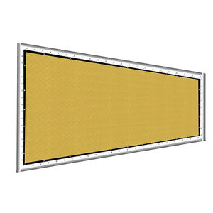 Filet d'ombrage en plastique 100% HDPE vierge pour balcon, écran de confidentialité, toile pare-soleil, filet de protection solaire de 6 pieds pour clôture de jardin - Product Image 2