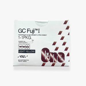 <span class=keywords><strong>Ciment</strong></span> ionomère de verre GC Fuji 1 à faible solubilité buccale, étanchéité marginaire supérieure, minimisation des micro-fuites, restauration <span class=keywords><strong>dentaire</strong></span> - Product Image 1