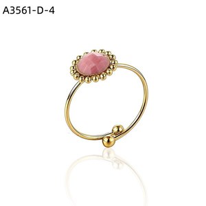 แหวนแฟชั่นประดับ PIEDRA NATURAL A3561 สำหรับผู้หญิง เครื่องประดับคุณภาพสูง - Product Image 3