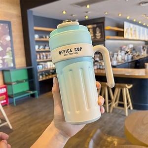 smart stainless steel mug 15oz 450ml LED gradient style temperature display with lid smart temperature smart mug - Product Image 3