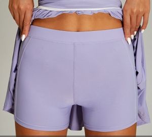 Gaun tenis dengan celana pendek pakaian Golf wanita seksi kerah V warna kontras dengan bantalan dada rok kebugaran cepat kering logo khusus - Product Image 6