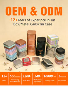 Maßgefertigte Rechteckige Metall-Leerdose für Kondome, Recycelbare Lebensmittelqualität, Bonbon-Aufbewahrungsdose, Mini Tragbare Dose mit Klappdeckel für Bastelarbeiten - Product Image 2