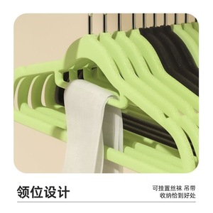 Percha para Ropa Aterciopelada 21.5*41.5*0.5 Cm, Percha de Terciopelo Antideslizante para Almacenamiento y Secado de Ropa - Product Image 4