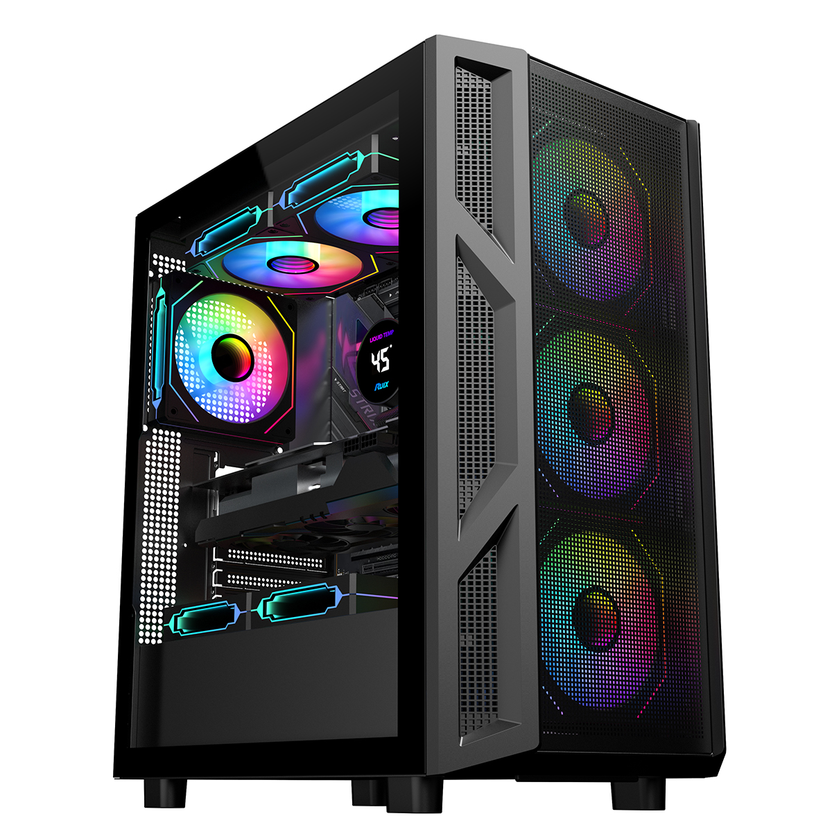 Ruix P31 Mesh PC Case - Full Tower for Gaming Desktops