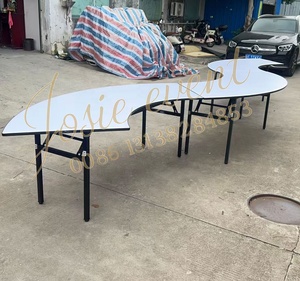Smart Series Serpentine <b>Table</b> Modular <b>Folding</b> Dining for Wedding Hotel Catering Factory Supply SERP 300 Serpentine Banquet T - Product Image 4