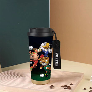 Mug à café isotherme personnalisé en acier inoxydable 316, motif muguet, portable, durable, grande capacité, pour le camping - Product Image 5