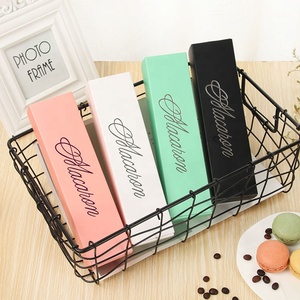 Hộp Đóng Gói Macaron Bánh Quy Thực Phẩm Màu Trắng Đen Sang Trọng Tùy Chỉnh Hộp Quà Tặng Macaron Giấy Đóng Gói Bánh Quy - Product Image 5