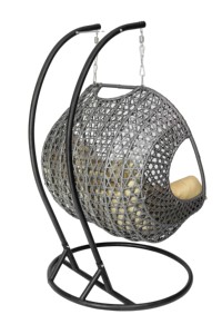 Nouveau design de mobilier moderne d'intérieur et d'extérieur à la mode Fauteuil de luxe à <span class=keywords><strong>double</strong></span> étage avec balcon, jardin, patio, balançoire, suspension en osier et rotin - Product Image 4