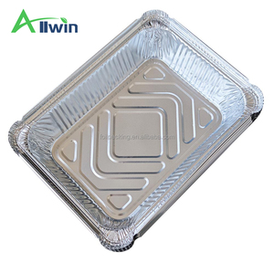 Barquettes en aluminium jetables de qualité alimentaire de marque OEM, 1100 ml, approuvées par la FDA, <span class=keywords><strong>prix</strong></span> direct d'usine, barquette en aluminium - Product Image 4