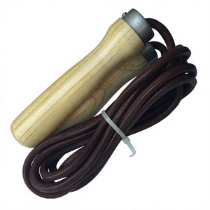 Cuerdas de Saltar de Alta Calidad para Gimnasio, Entrenamiento y Ejercicio, con Mango de Madera Personalizado, Unisex, de Cuero, Inteligentes y de Alta Velocidad - Product Image 5