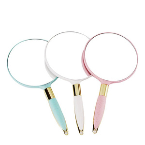 Handheld <b>Makeup</b> <b>Mirror</b> Salon Lash Microblading Customer <b>Mirror</b> Portable Beauty Supplies for PMU Studio - Product Image 1