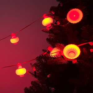 Nouveau Led Festival chinois nouvel an lanterne rouge décoration chaîne lumière printemps Festival rideau lumière lanterne chaîne lampe - Product Image 4