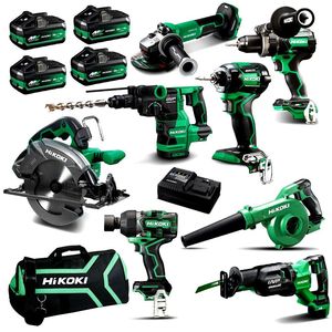 HiKOKIs KC36D8P1(PMZ) 220-240V 5.0/2.5Ah Brushless Li-ion 8pce Kit + Extra Battery (ST Exclusive) OEM 3-Year Warranty 6000 - Product Image 1