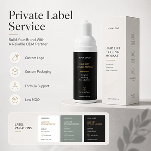 Fabricant <span class=keywords><strong>de</strong></span> mousse coiffante pour cheveux en marque privée avec une tenue forte, du volume et un effet anti-frisottis pour les perruques, les tissages et les extensions - Product Image 2