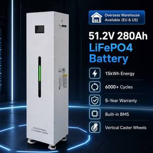 ระบบจัดเก็บพลังงานแบตเตอรี่ LiFePO4 51.2V 280Ah 15kWh แบบตั้งพื้น พร้อมระบบจัดการแบตเตอรี่อัจฉริยะ (Smart BMS) และการสื่อสาร RS485 CAN - Product Image 5