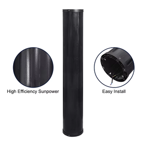 Farola Solar Integrada en Poste Vertical con Módulo Solar de 50W 100W 150W 200W - Product Image 2
