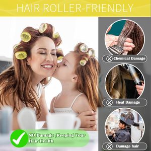 Venta Directa de Fábrica: Rulos de Peluquería de 38mm, Sencillos y Fáciles de Usar, Varillas para Rizar al por Mayor, Rizador de Pelo de Plástico Hueco Popular para Volumen - Product Image 5