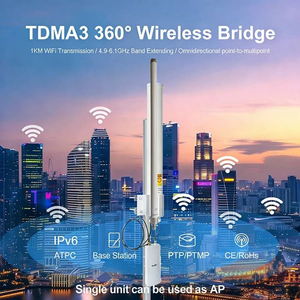 Antena WiFi de Doble Banda 2.4G/5.8G de Alta Ganancia 12dBi para Router Gateway Comfast Rocket M5, Antena WiFi de Doble Banda 2.4G/5.8G de Alta Ganancia - Product Image 2