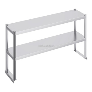 Heavy Duty Multi-Tier Stainless Steel Countertop Rack <b>Kitchen</b> Workbench Overhead Organizer for Restaurant Canteen Bakery - Product Image 1