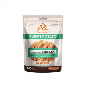 Pal's Delight, Golosinas para Perros de Pollo Envueltos en Camote, Altas en Proteínas, Sin Granos, Bolsa de 100g, Para Todos los Perros - Product Image 1