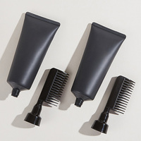 Emballage personnalisé en tube plastique pour cosmétiques : traitement à la kératine, après-shampoing, gel sourcils, mascara