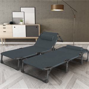 Venta caliente ligero ajustable plegable playa salón cama moderna portátil reclinable Camping cama al aire libre recreación muebles - Product Image 5