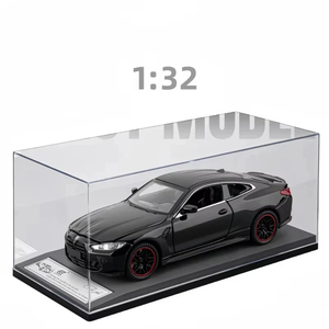 Modèle de voiture de sport de course en métal moulé sous pression BMW M4 de qualité supérieure, avec un design intérieur détaillé, 16x5 cm - Product Image 3